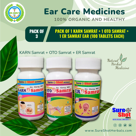 EAR Care Combo Kit (KARN Samrat + OTO Samrat + ER Samrat)