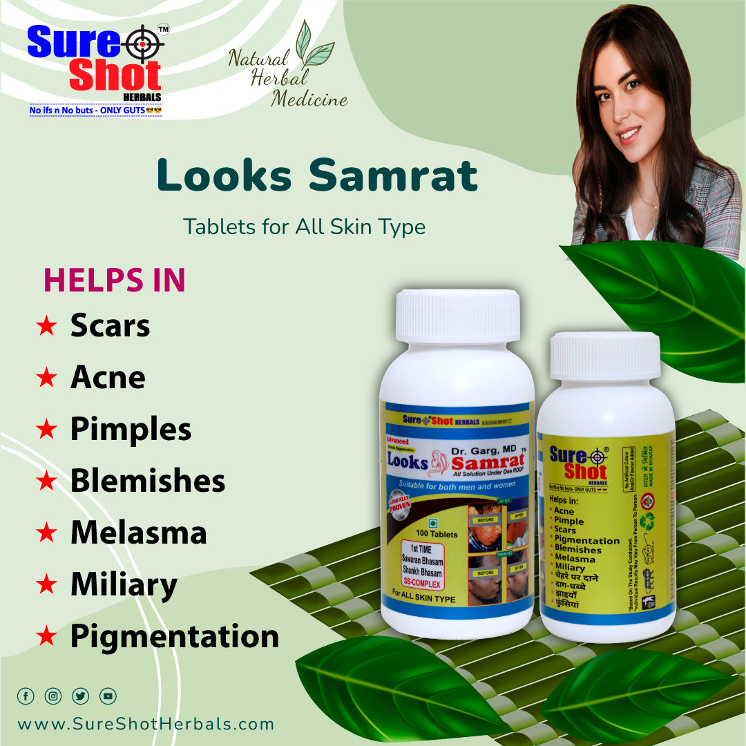 FACE CARE Combo Kit ( Glow Samrat + Roop Samrat + Looks Samrat ) Tablets